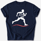 Runner, Rider, Swimmer T-Shirt — Navy