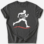 Runner, Rider, Swimmer T-Shirt — Dark Heather