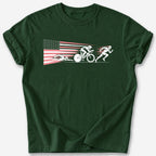 Speed Stripes T-Shirt — Forest Green
