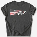 Speed Stripes T-Shirt — Dark Heather