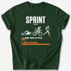 Sprint (Noun) T-Shirt — Forest Green