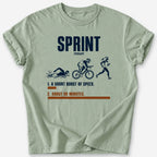 Sprint (Noun) T-Shirt — Sage