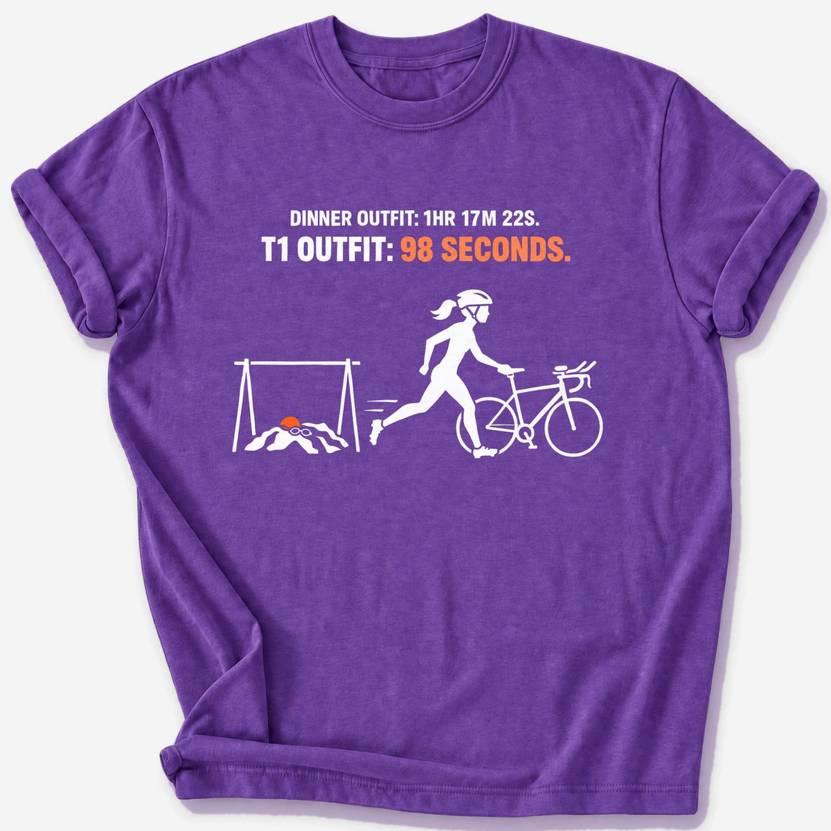 T1 Outfit T-Shirt — Heather Purple