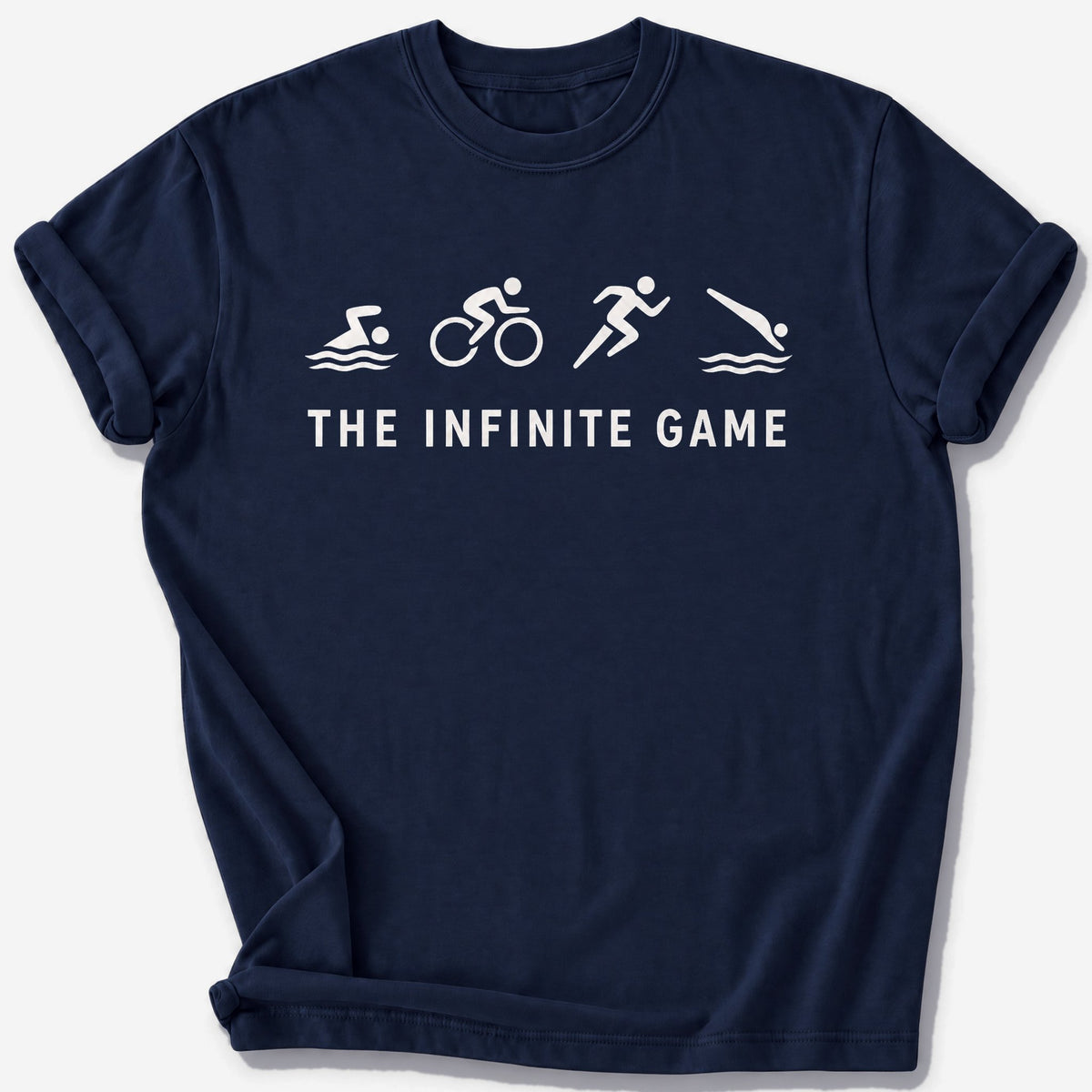 The Infinite Game T-Shirt — Navy