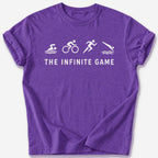 The Infinite Game T-Shirt — Heather Purple