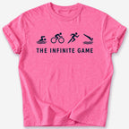 The Infinite Game T-Shirt — Heather Heliconia