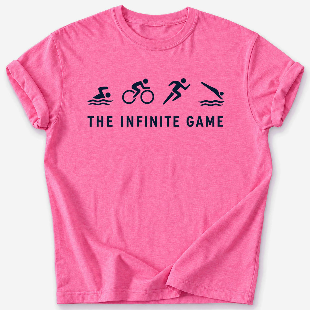 The Infinite Game T-Shirt — Heather Heliconia