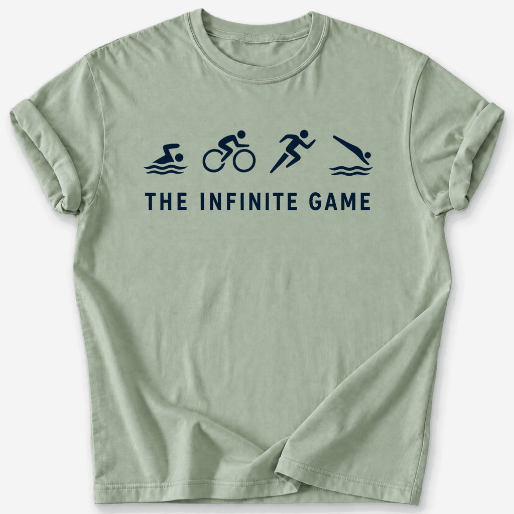The Infinite Game T-Shirt — Sage