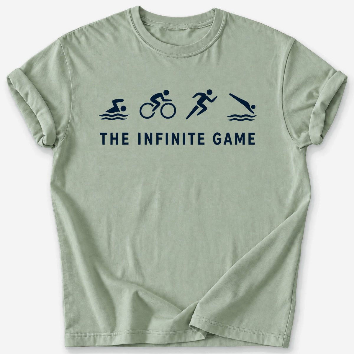 The Infinite Game T-Shirt — Sage