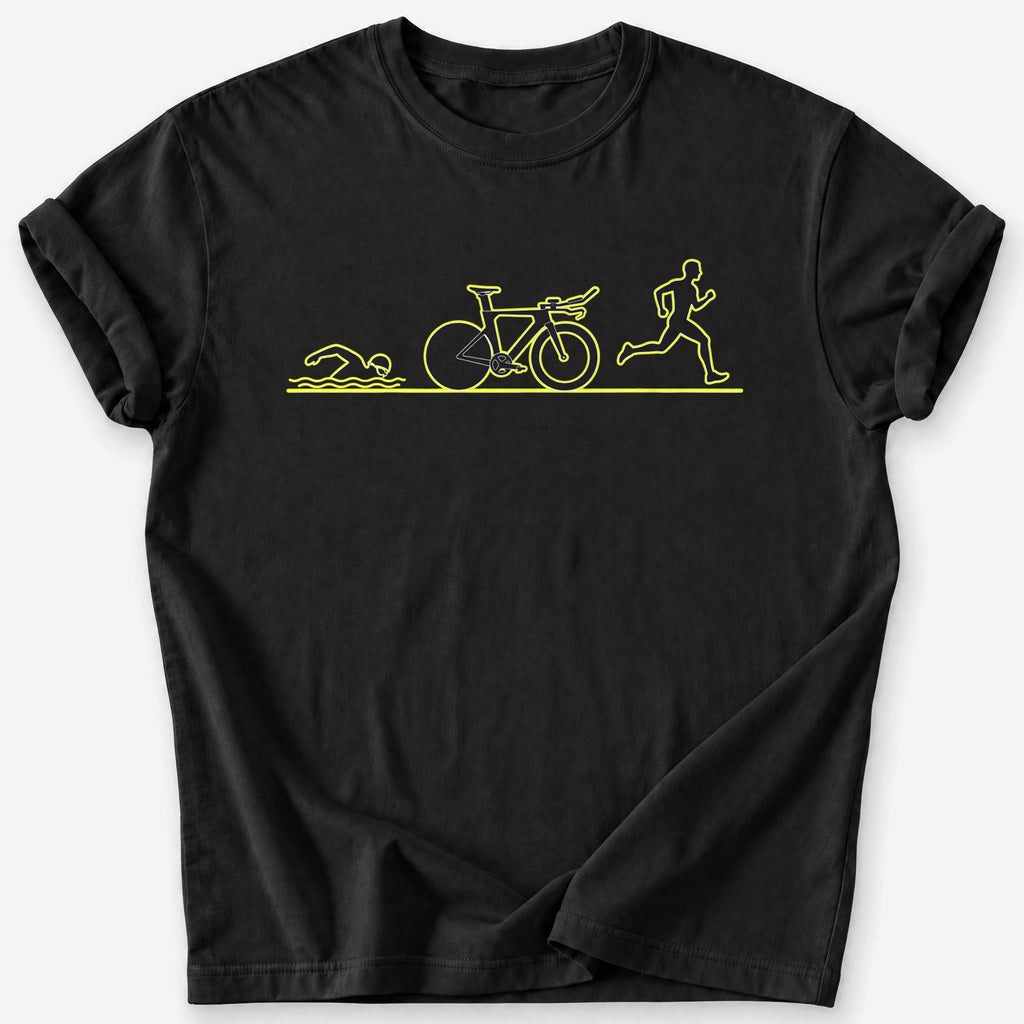 The Tri Bike T-Shirt — Black