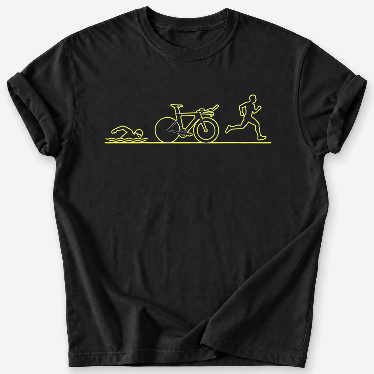 The Tri Bike T-Shirt — Black