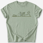 The Tri Bike T-Shirt — Sage