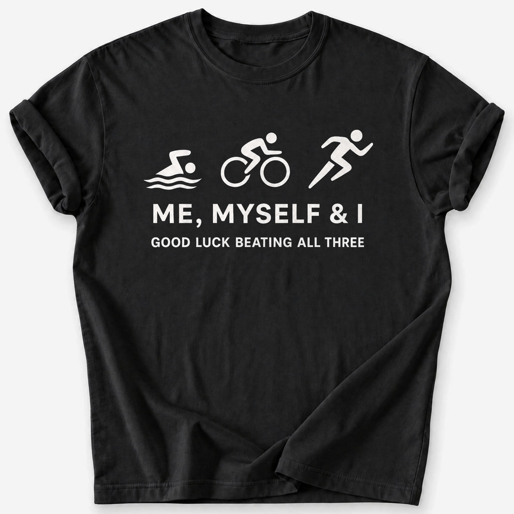 Three of Me T-Shirt — Black