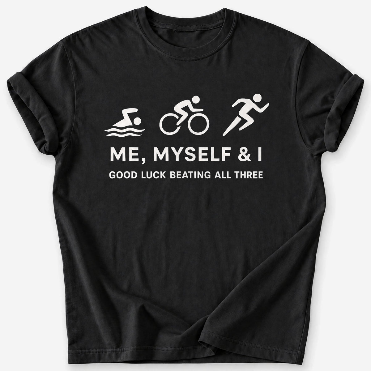 Three of Me T-Shirt — Black