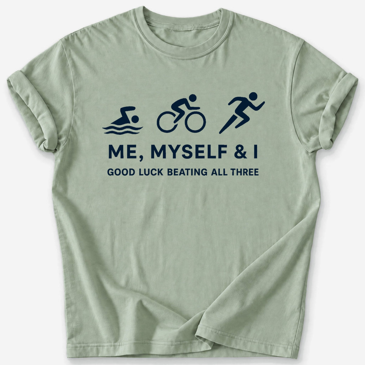 Three of Me T-Shirt — Sage