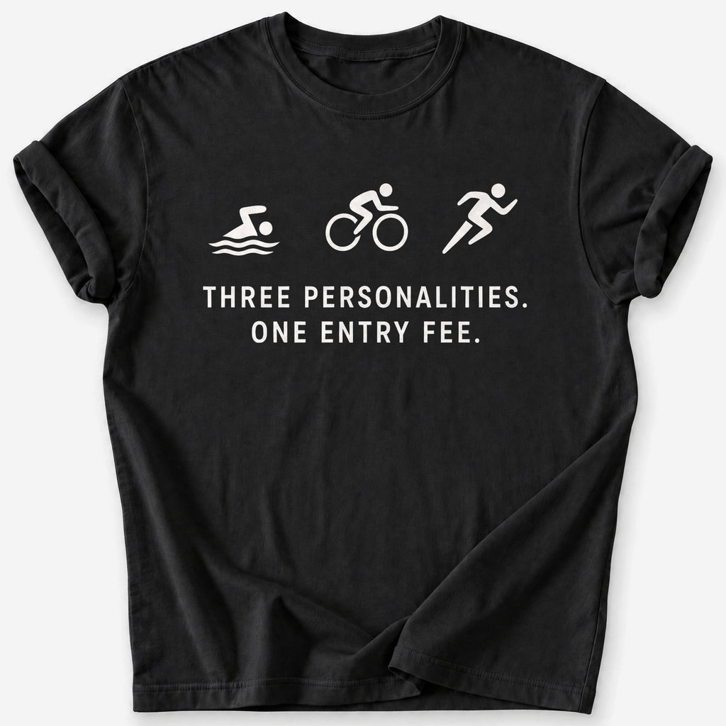 Three Personalities T-Shirt — Black