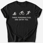 Three Personalities T-Shirt — Black
