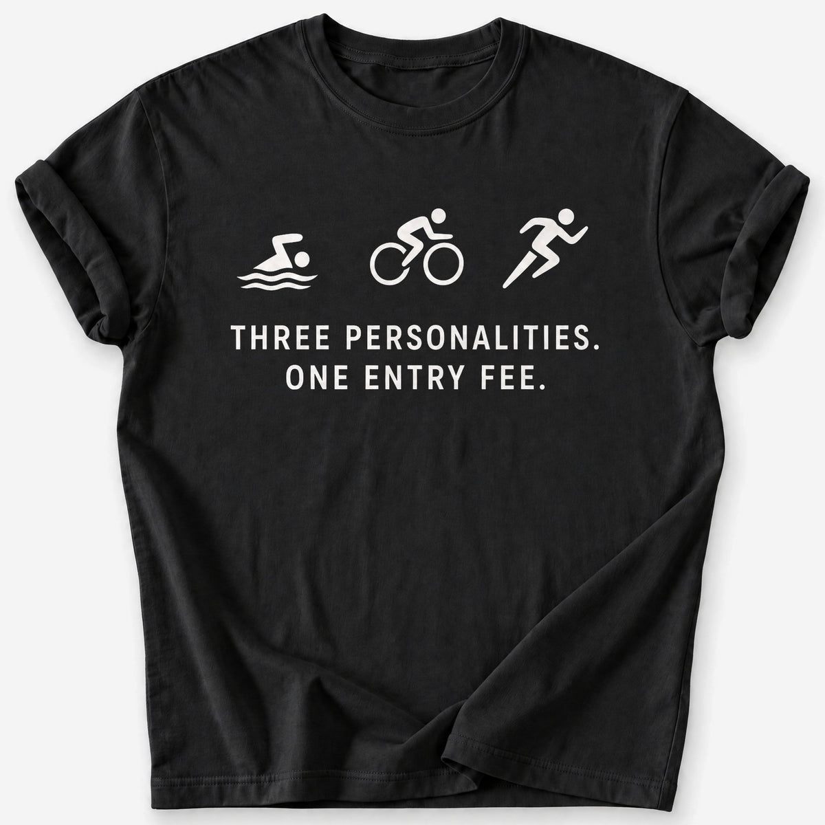 Three Personalities T-Shirt — Black