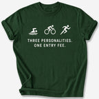 Three Personalities T-Shirt — Forest Green