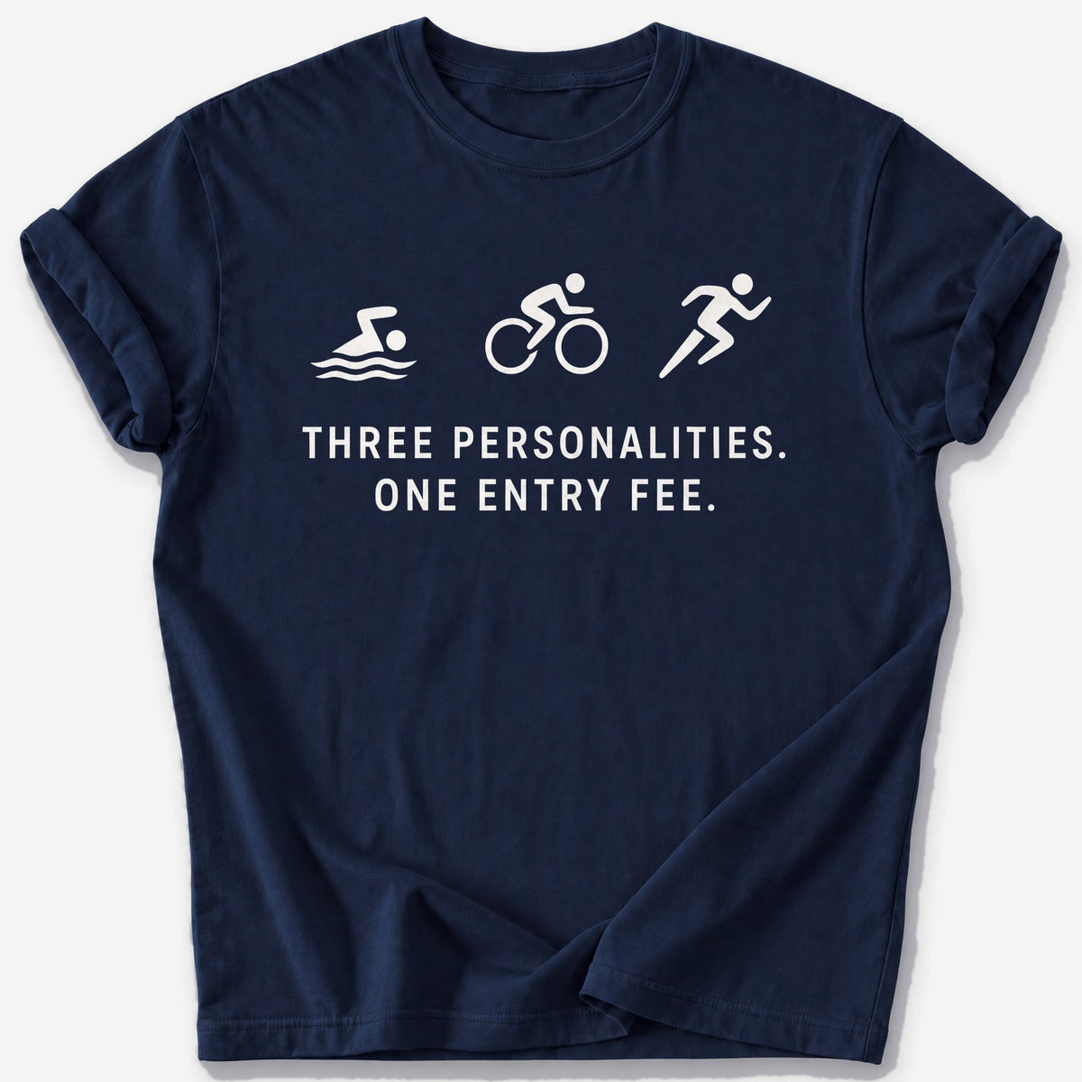 Three Personalities T-Shirt — Navy