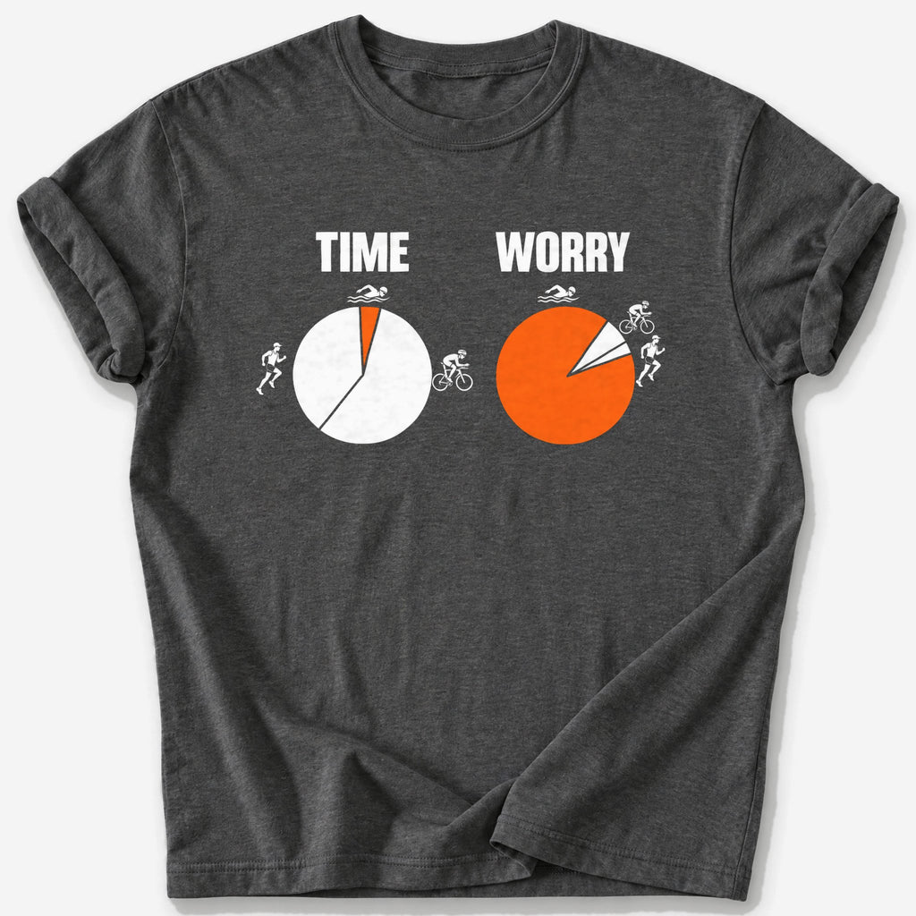Time and Worry T-Shirt — Dark Heather