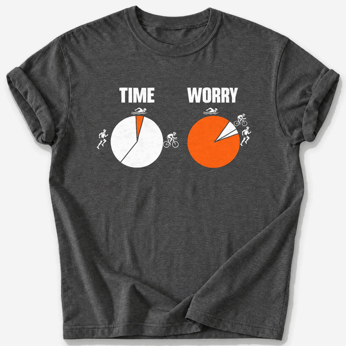 Time and Worry T-Shirt — Dark Heather