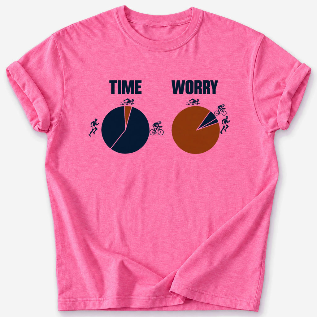 Time and Worry T-Shirt — Heather Heliconia