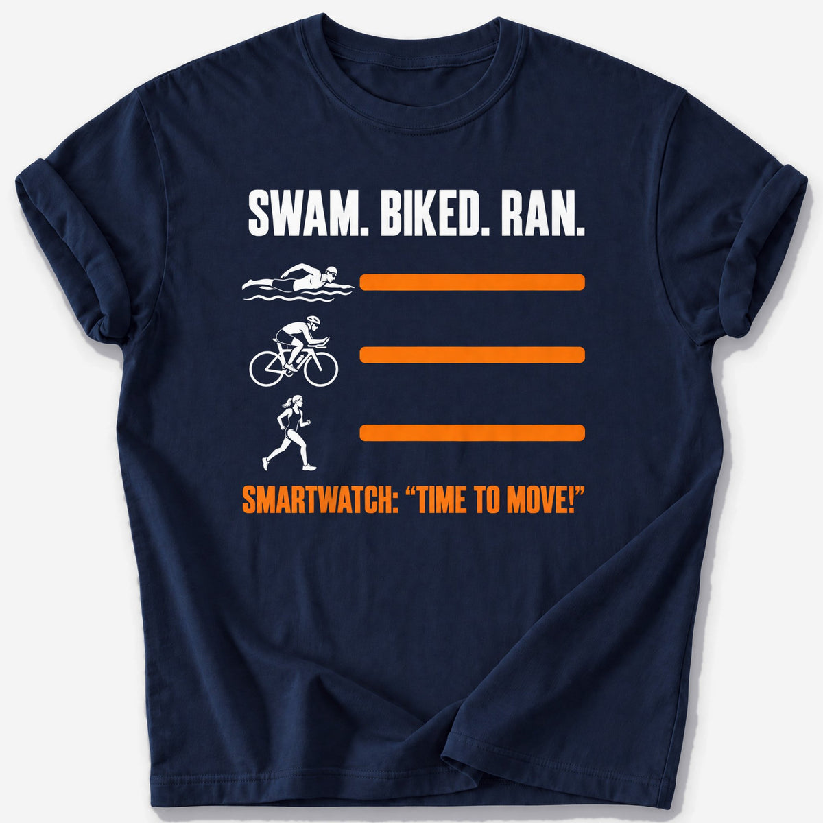 Time to Move T-Shirt — Navy