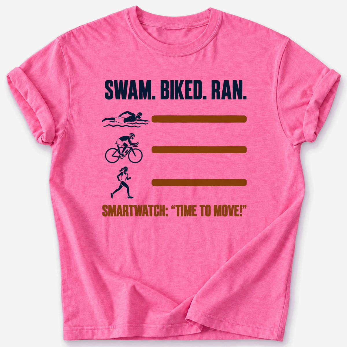 Time to Move T-Shirt — Heather Heliconia