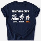 Triathlon Crew T-Shirt — Navy