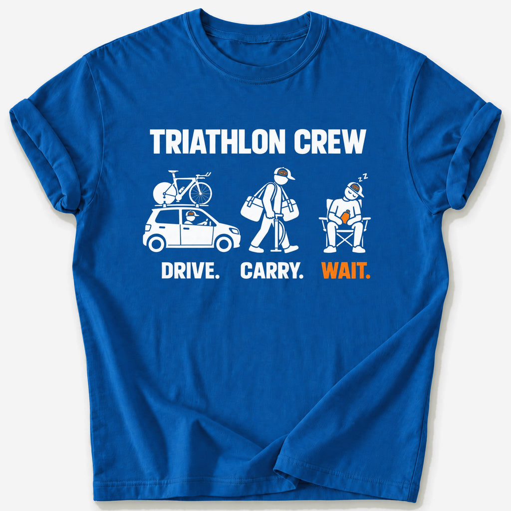 Triathlon Crew T-Shirt — Royal