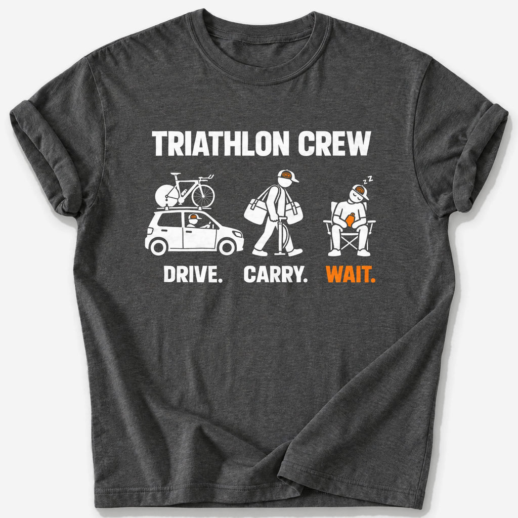 Triathlon Crew T-Shirt — Dark Heather