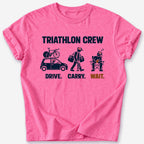 Triathlon Crew T-Shirt — Heather Heliconia