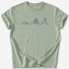 Triathlon Heartbeat T-Shirt — Sage
