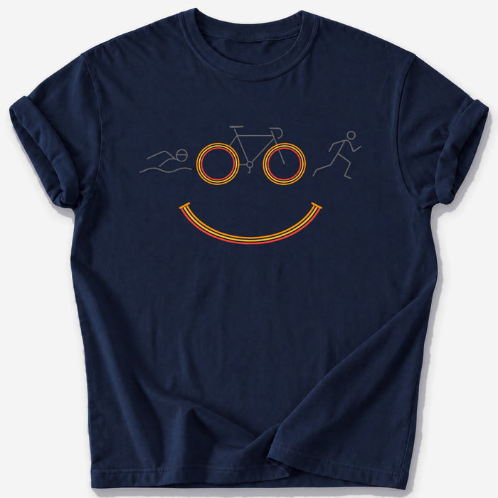 Triathlon Smiley T-Shirt