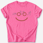 Triathlon Smiley T-Shirt — Heather Heliconia