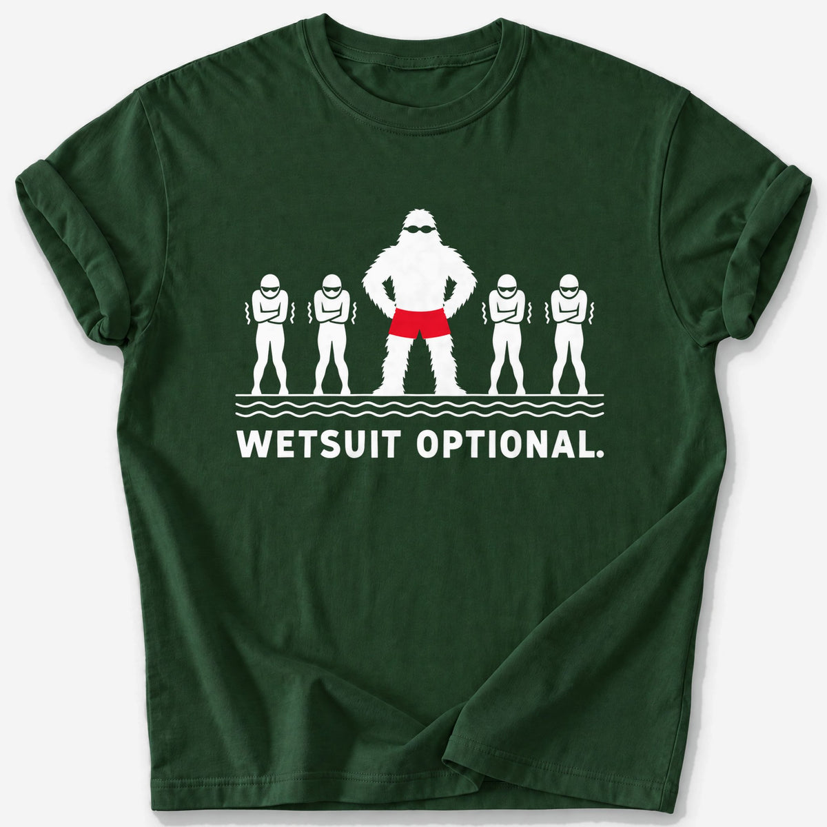 Wetsuit Optional T-Shirt — Forest Green