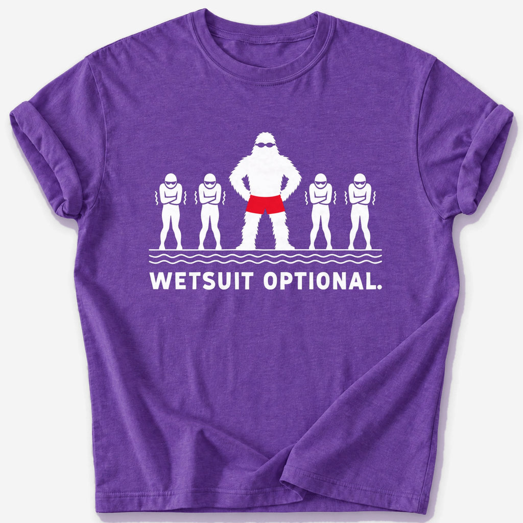 Wetsuit Optional T-Shirt — Heather Purple
