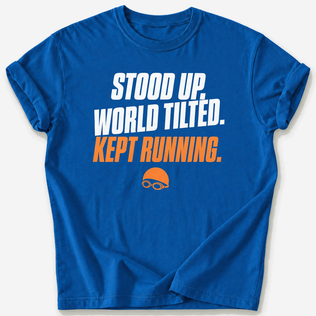 World Tilted T-Shirt — Royal