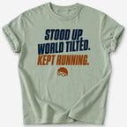 World Tilted T-Shirt — Sage